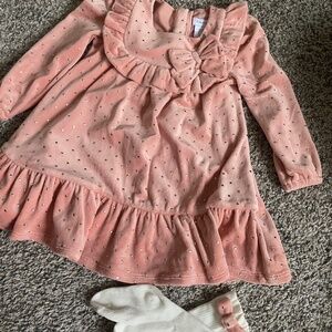 Dress baby velvet 18m